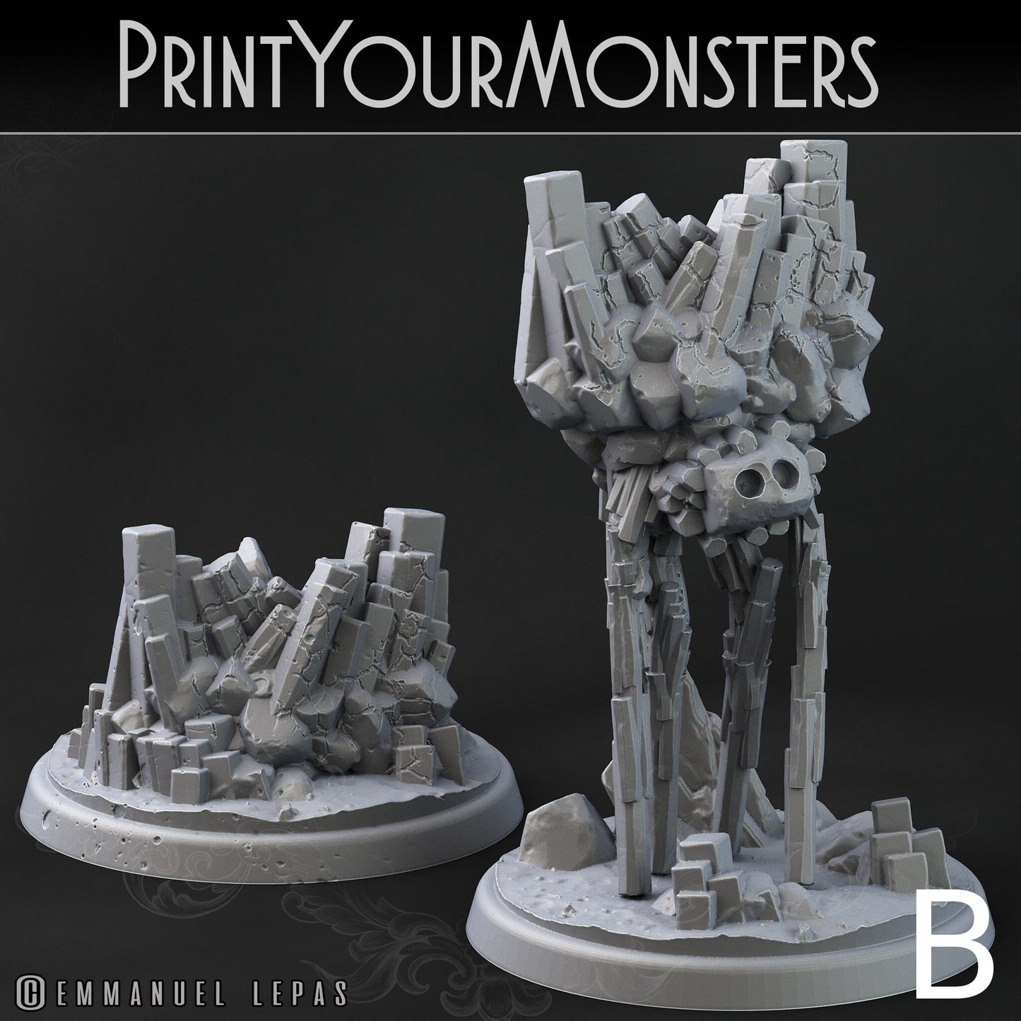 Rock Monster Terranids - Print Your Monsters 