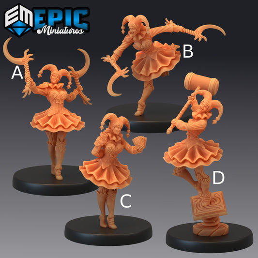 Harlequin Mad Girl - Epic Miniatures 
