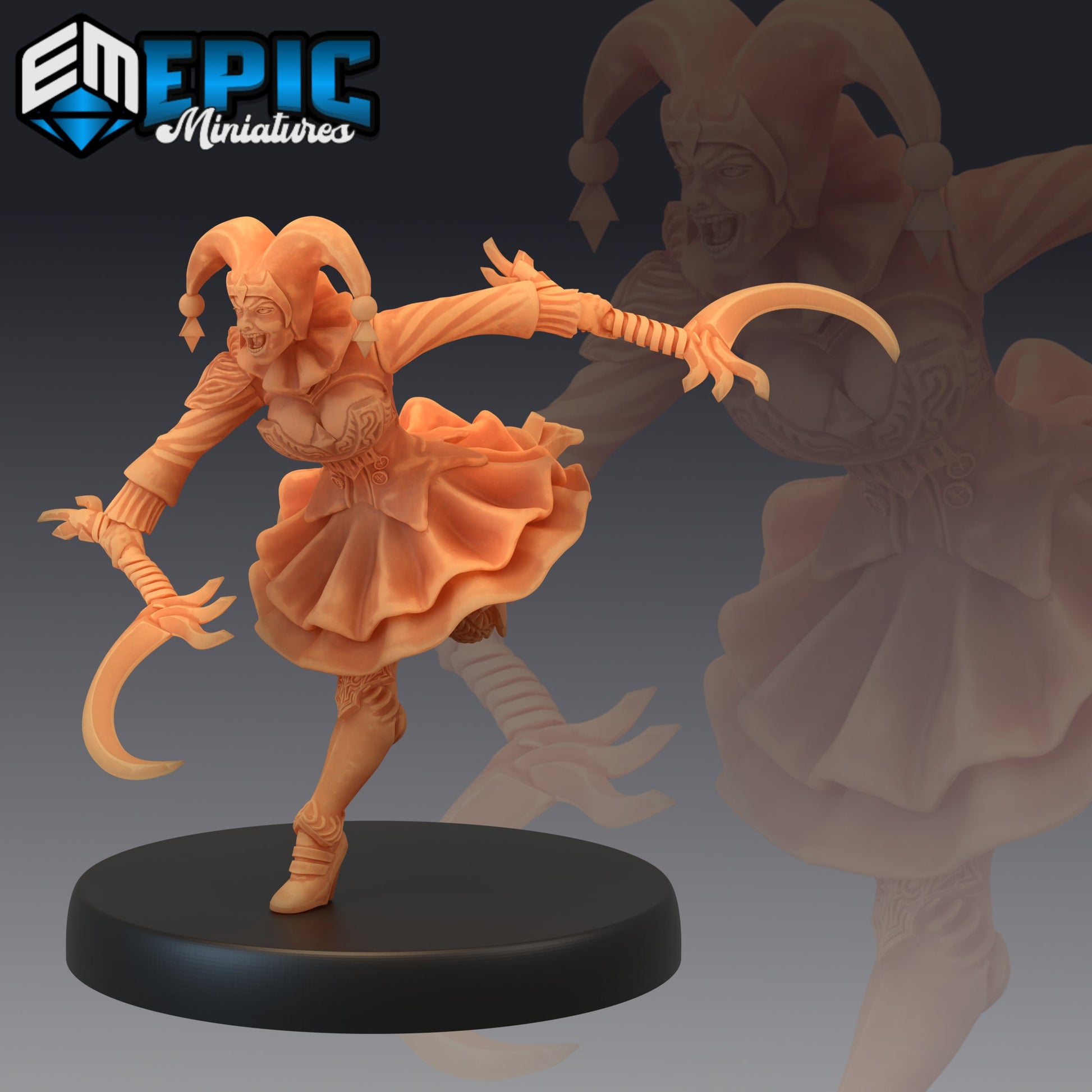 Harlequin Mad Girl - Epic Miniatures 