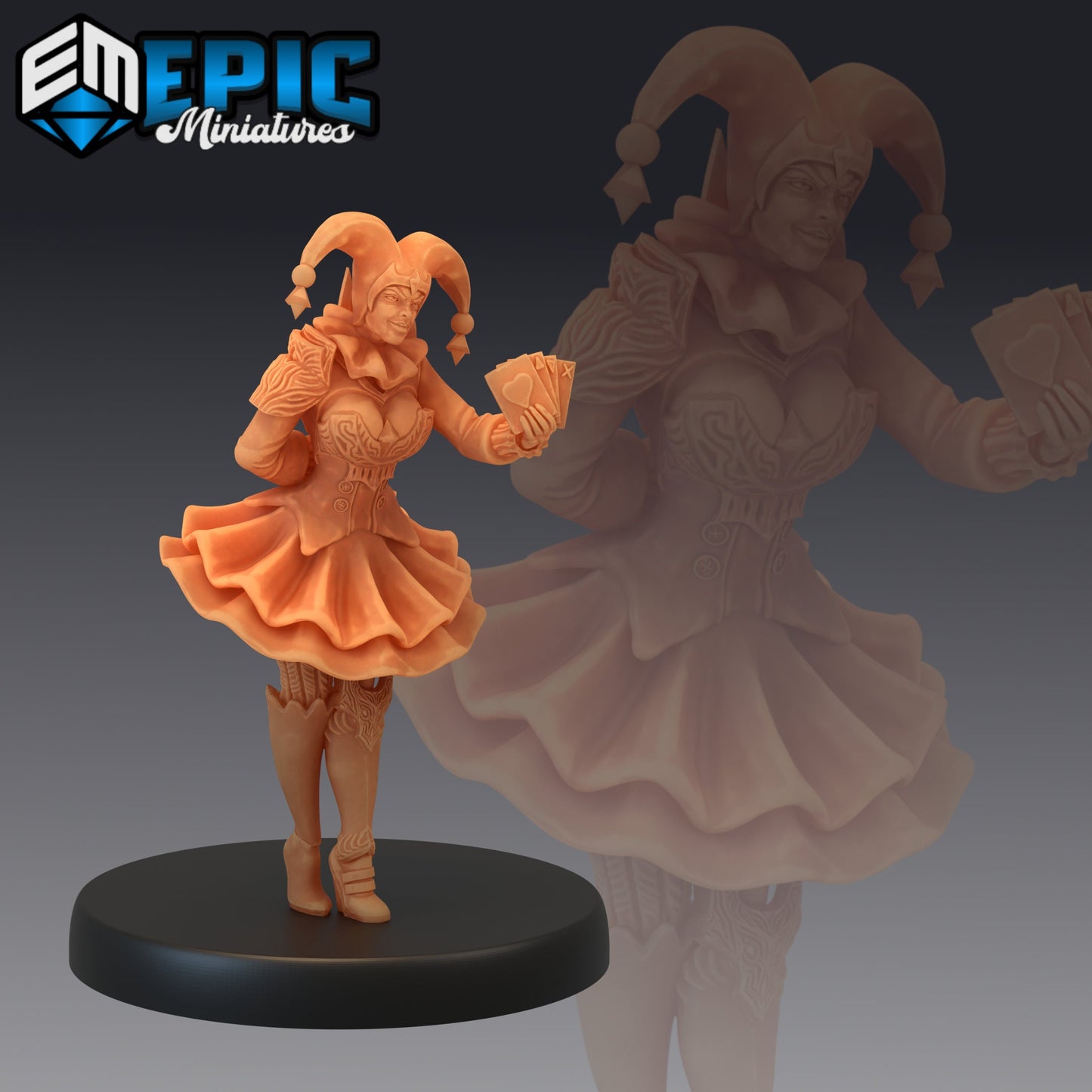 Harlequin Mad Girl - Epic Miniatures 