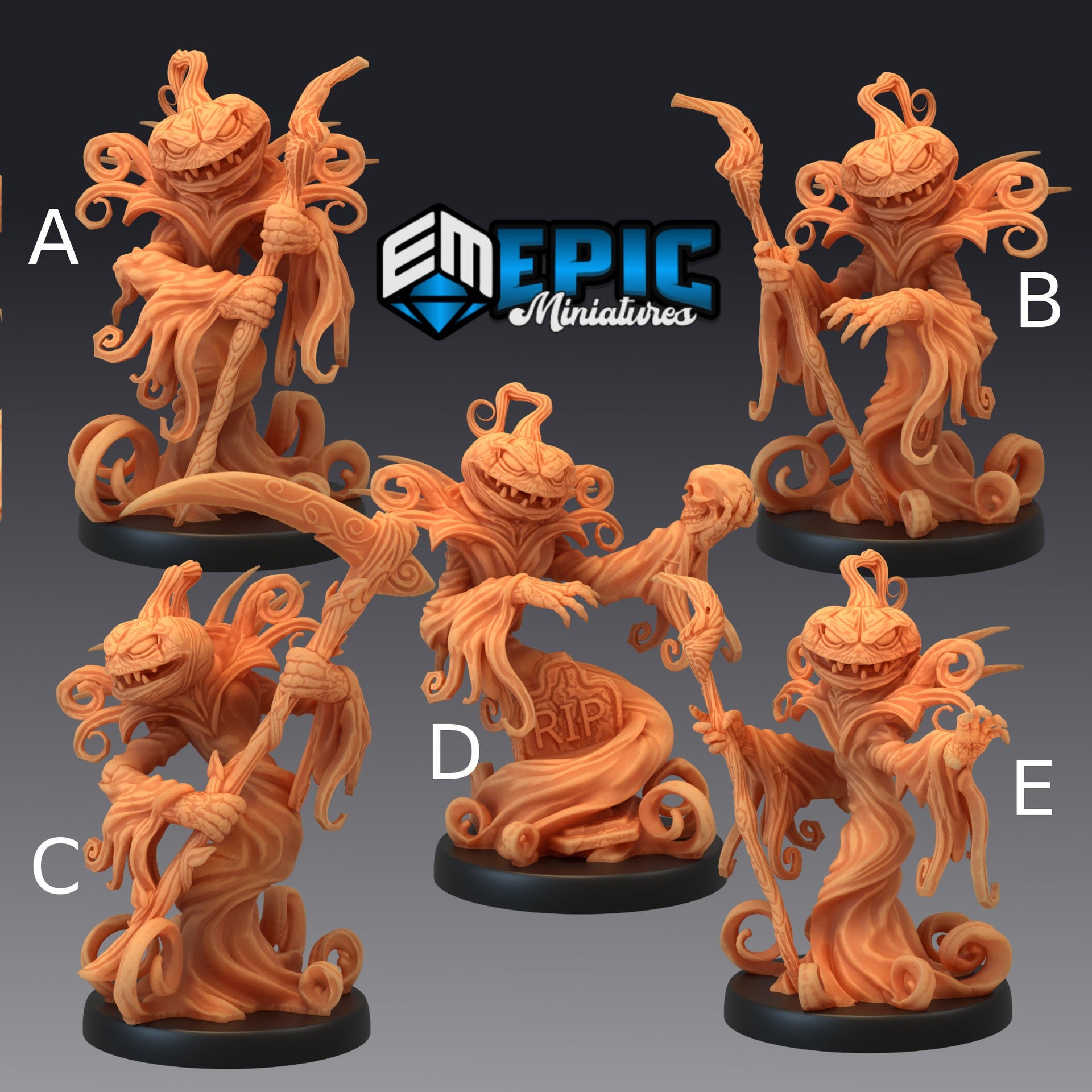 Pumpkin Reaper - Epic Miniatures 