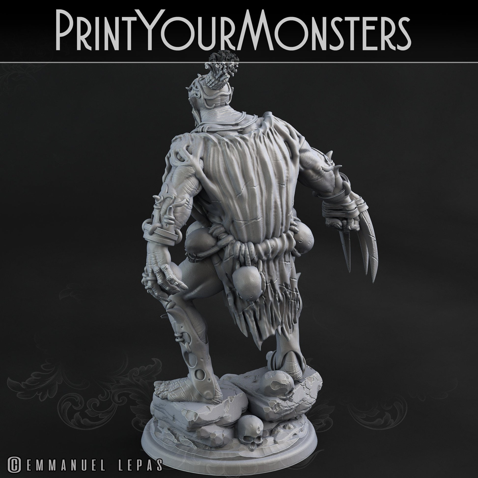 Orc Warrior - Print Your Monsters 