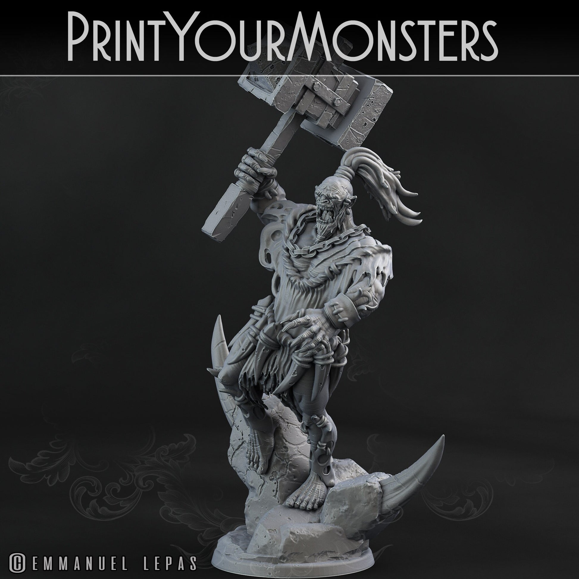 Orc Mauler - Print Your Monsters 
