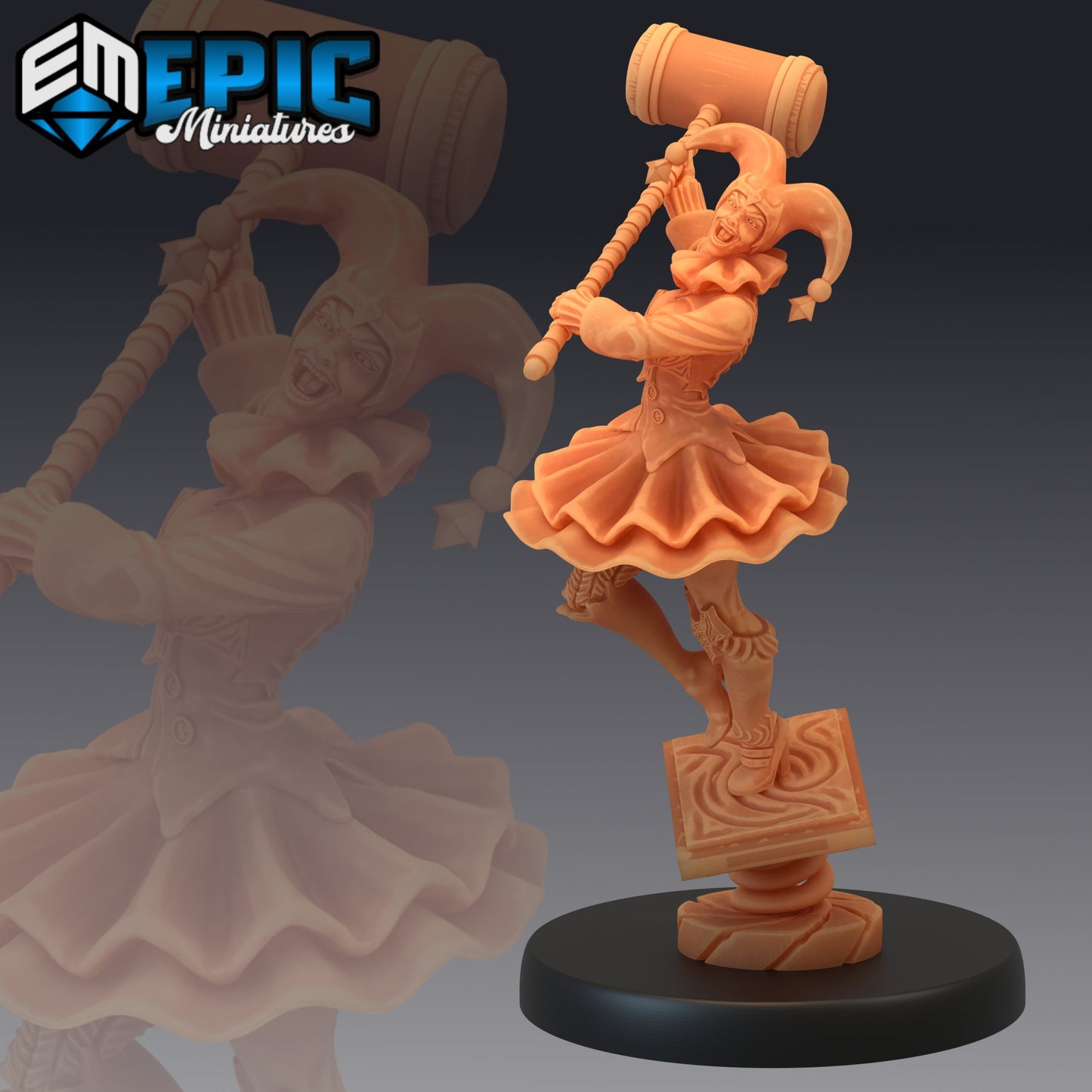 Harlequin Mad Girl - Epic Miniatures 
