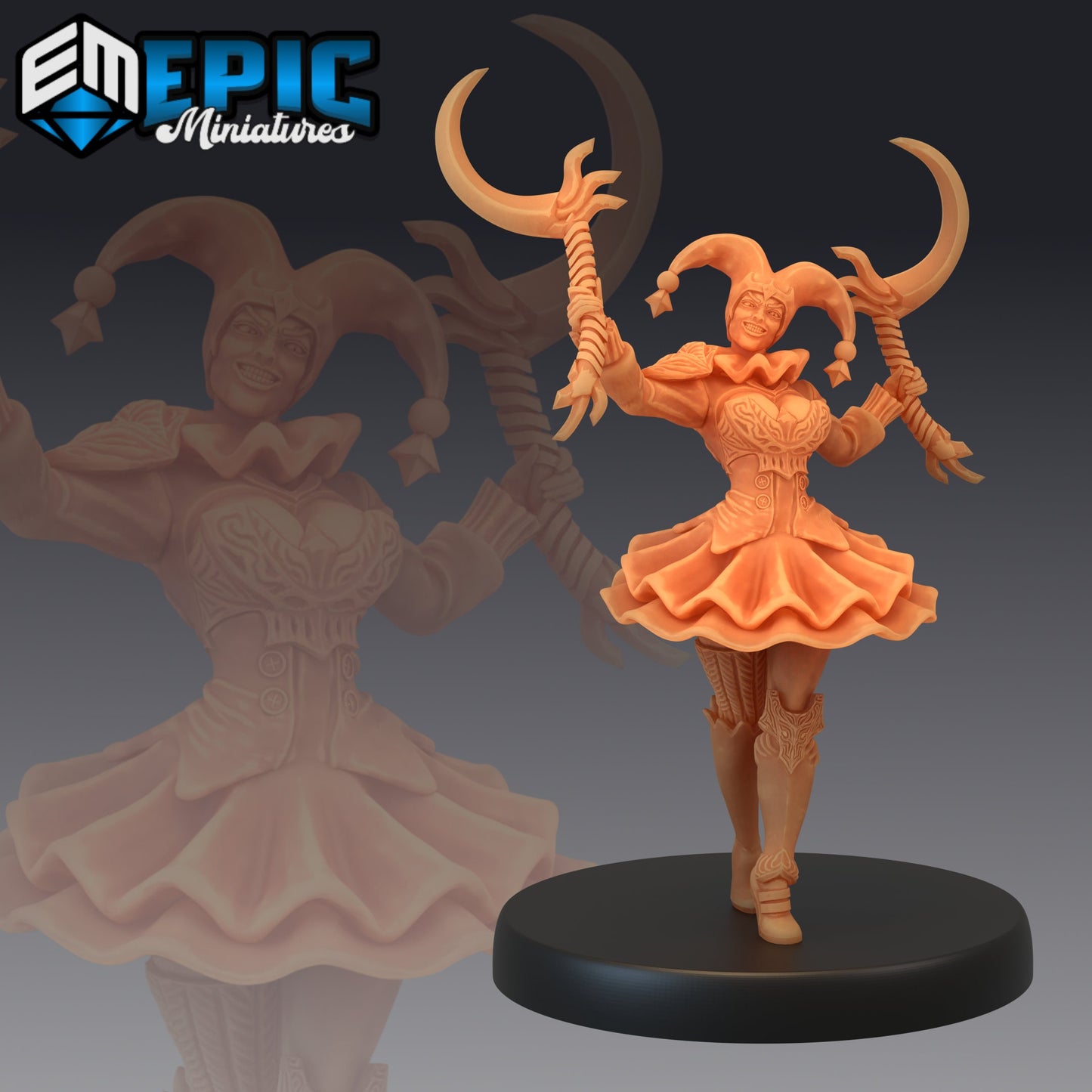 Harlequin Mad Girl - Epic Miniatures 
