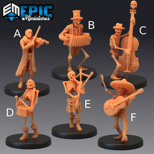 Skeleton Musician - Epic Miniatures 