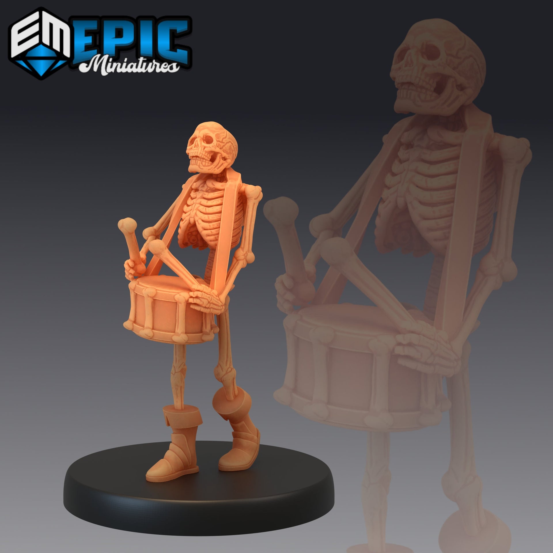 Skeleton Musician - Epic Miniatures 