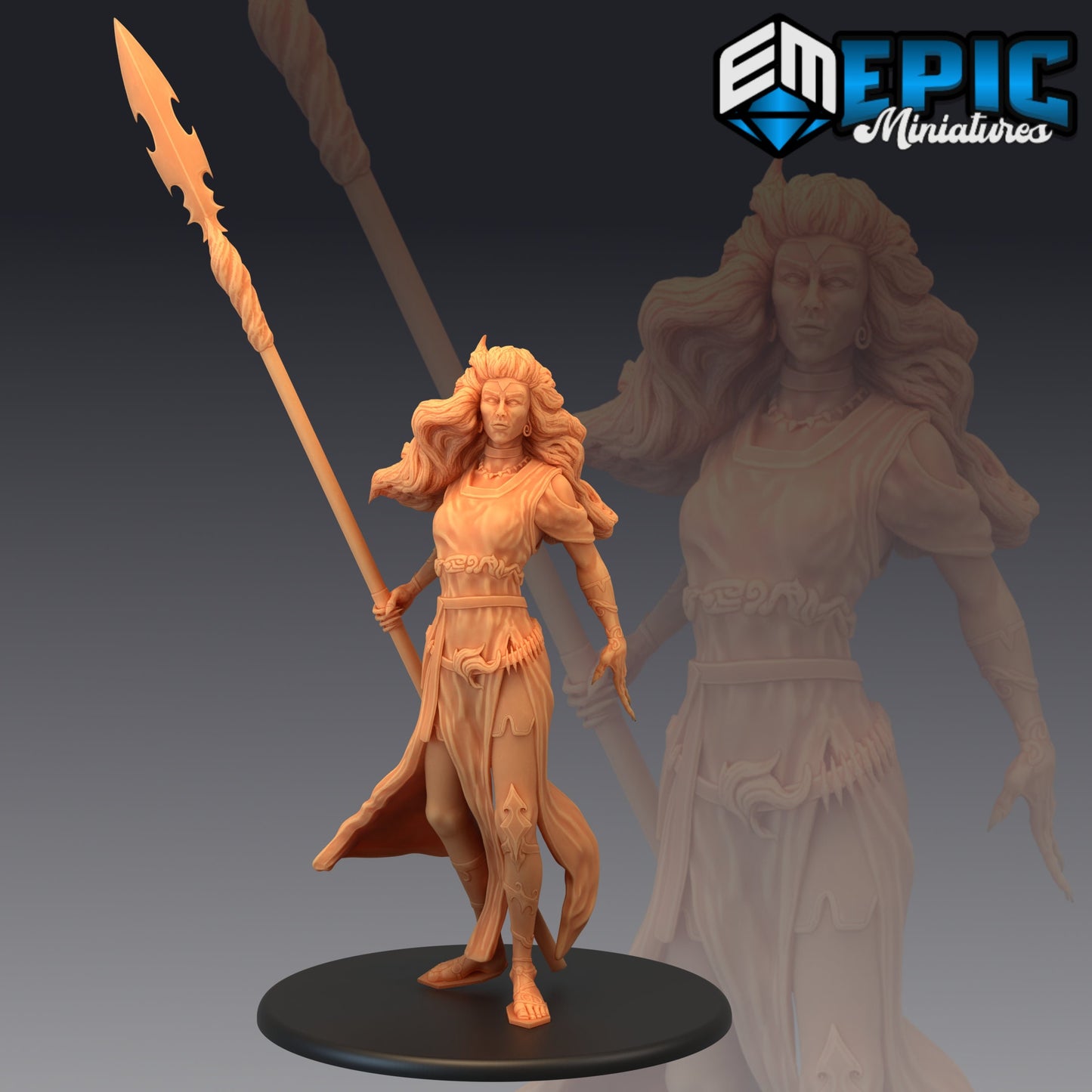 Cloud Giantess- Epic Miniatures 