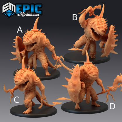 Shark folk Warrior - Epic Miniatures 