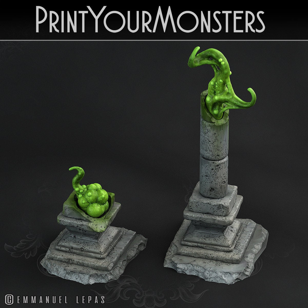 Evil Ooze Terrain - Print Your Monsters 
