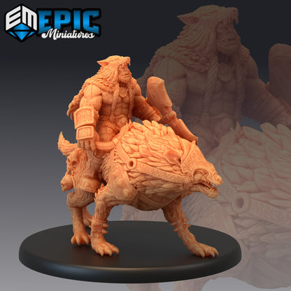 Orc Warg Tamer - Epic Miniatures 