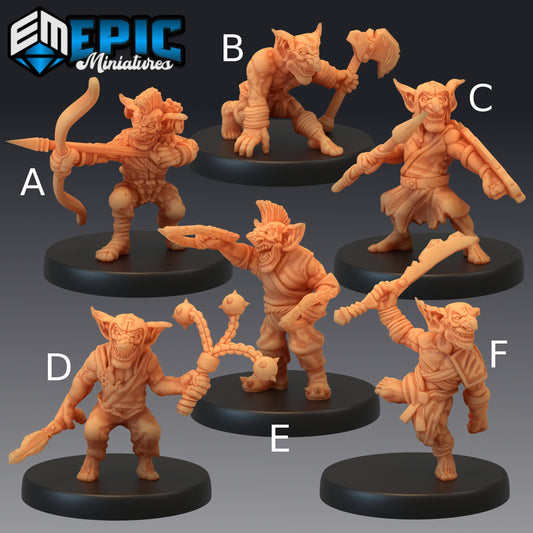 Wicked Goblin Tribe - Epic Miniatures 
