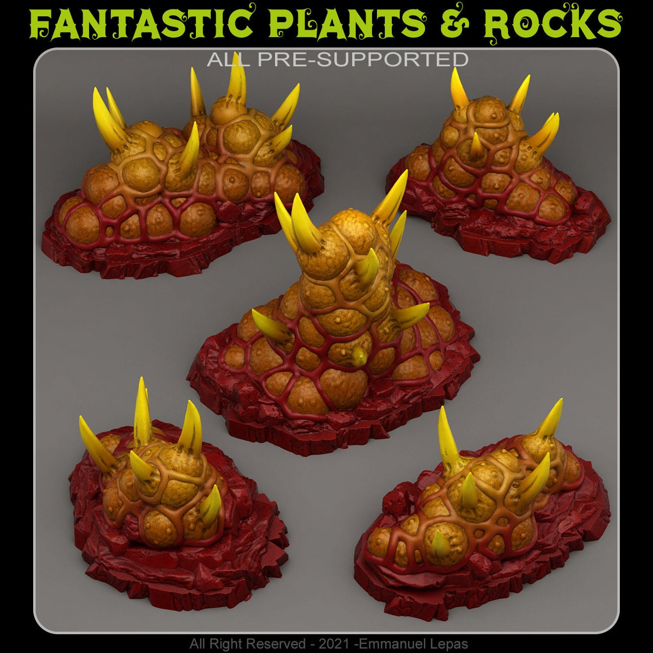 Dangerous Aberration Plants  Scatter Terrain - Fantastic Plants and Rocks 