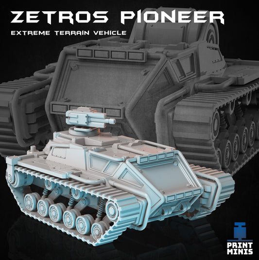 Zetross Pioneer Snow Vehicle - Print Minis 