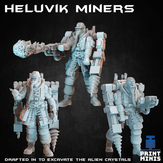 Heluvik Miners - Print Minis 
