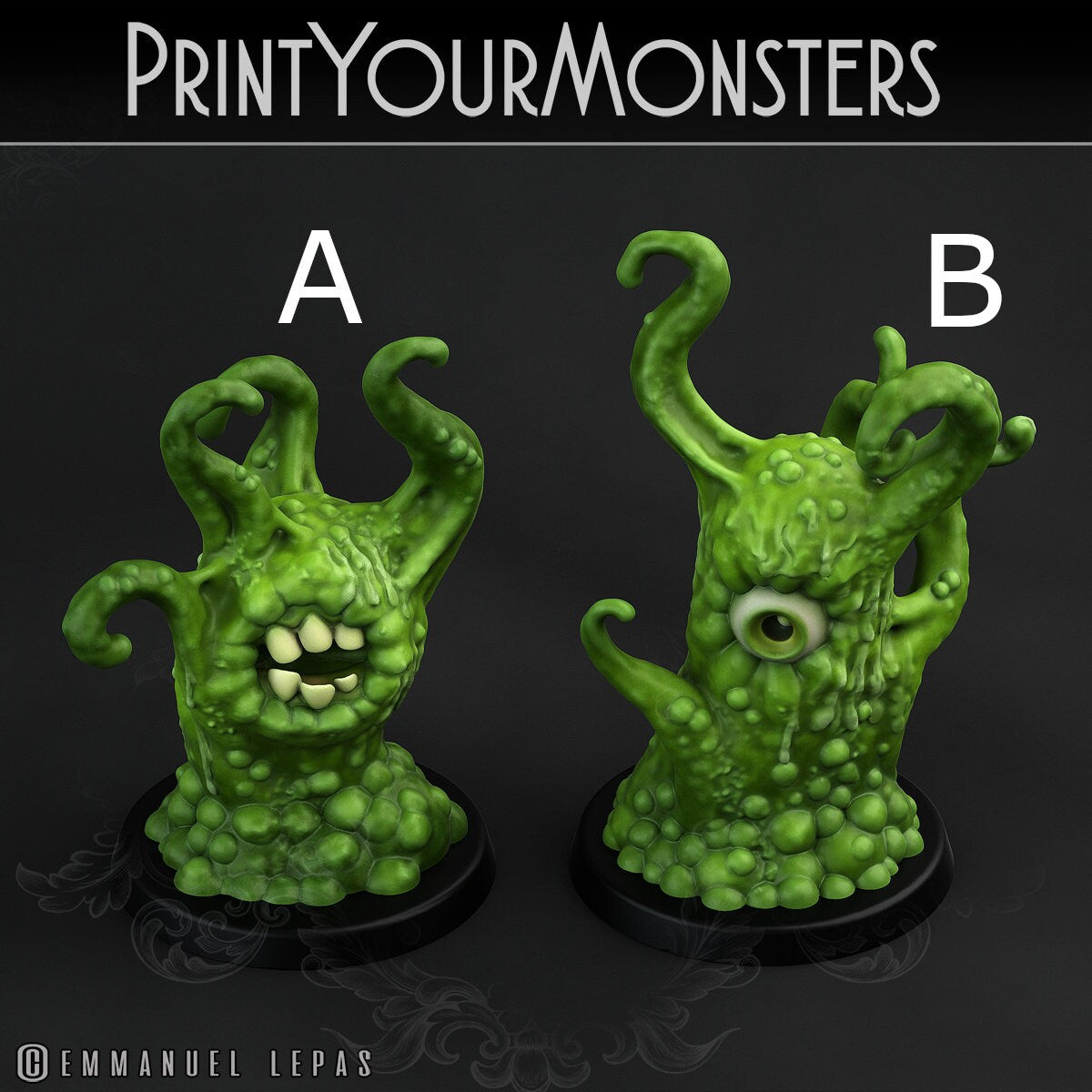 Sentient Ooze Monster - Print Your Monsters