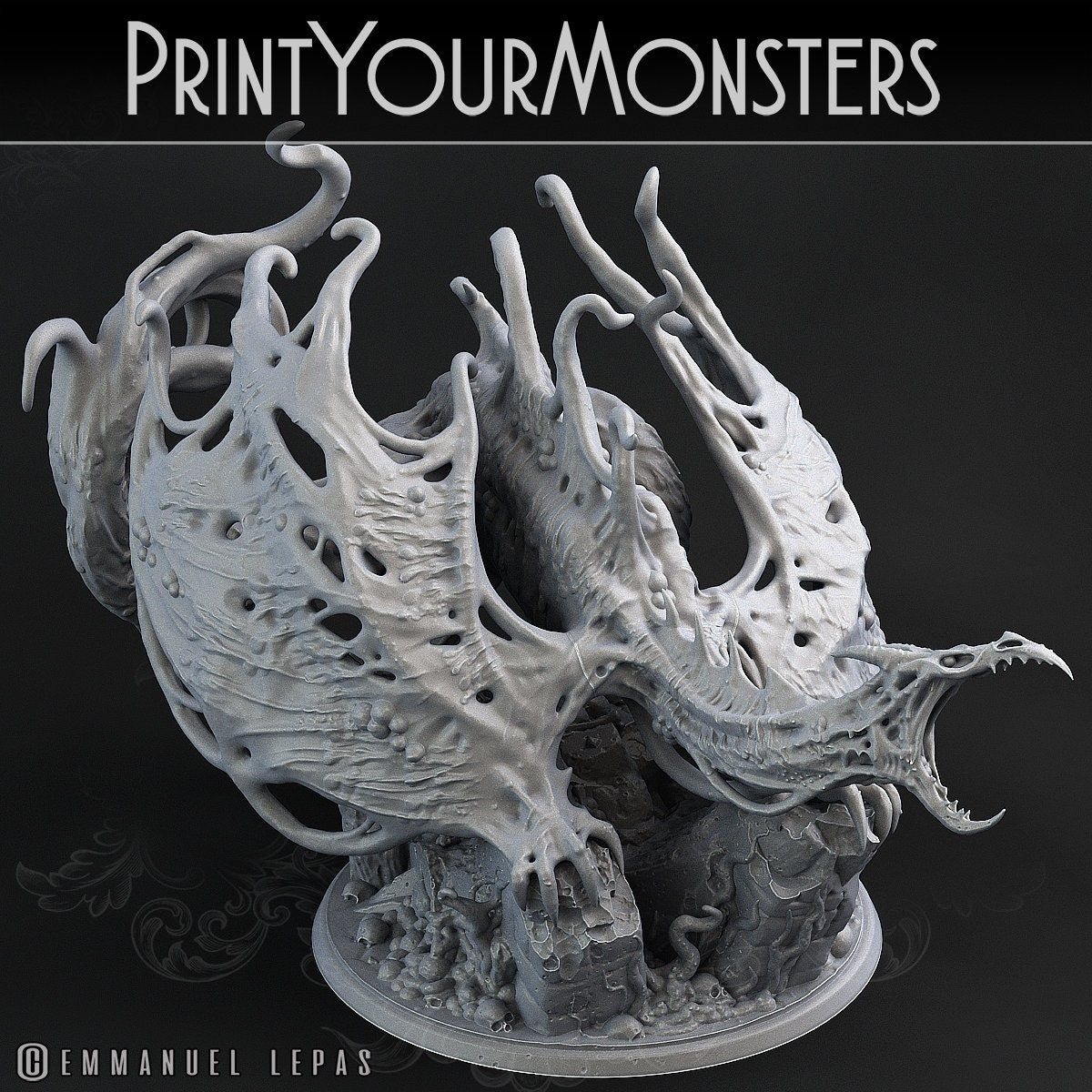 Sentient  Ooze Dragon - Print Your Monsters 