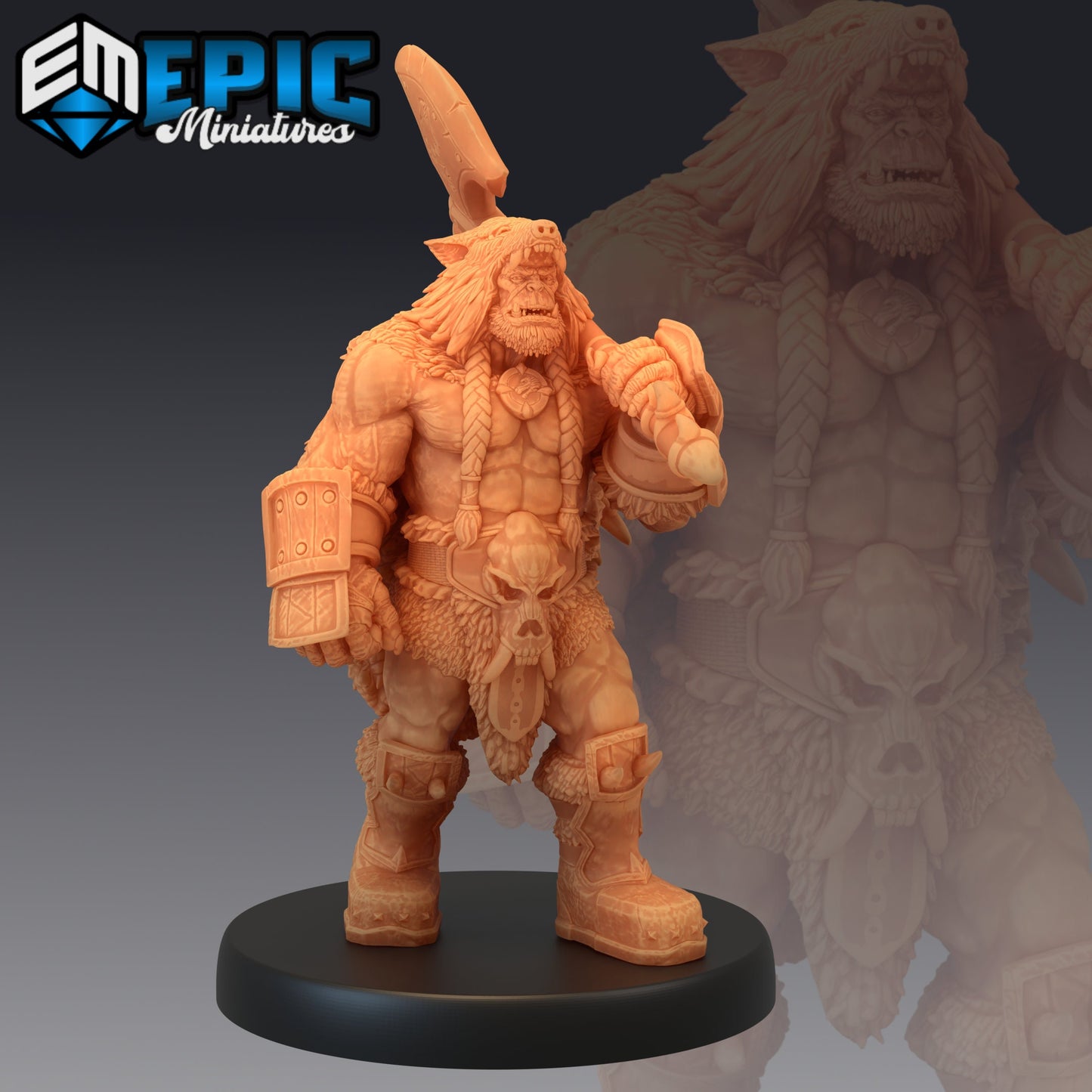 Orc Warg Tamer - Epic Miniatures 