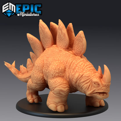 Thunder Dino and War Wagon - Epic Miniatures 