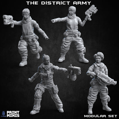 Modular District Army - Print Minis 