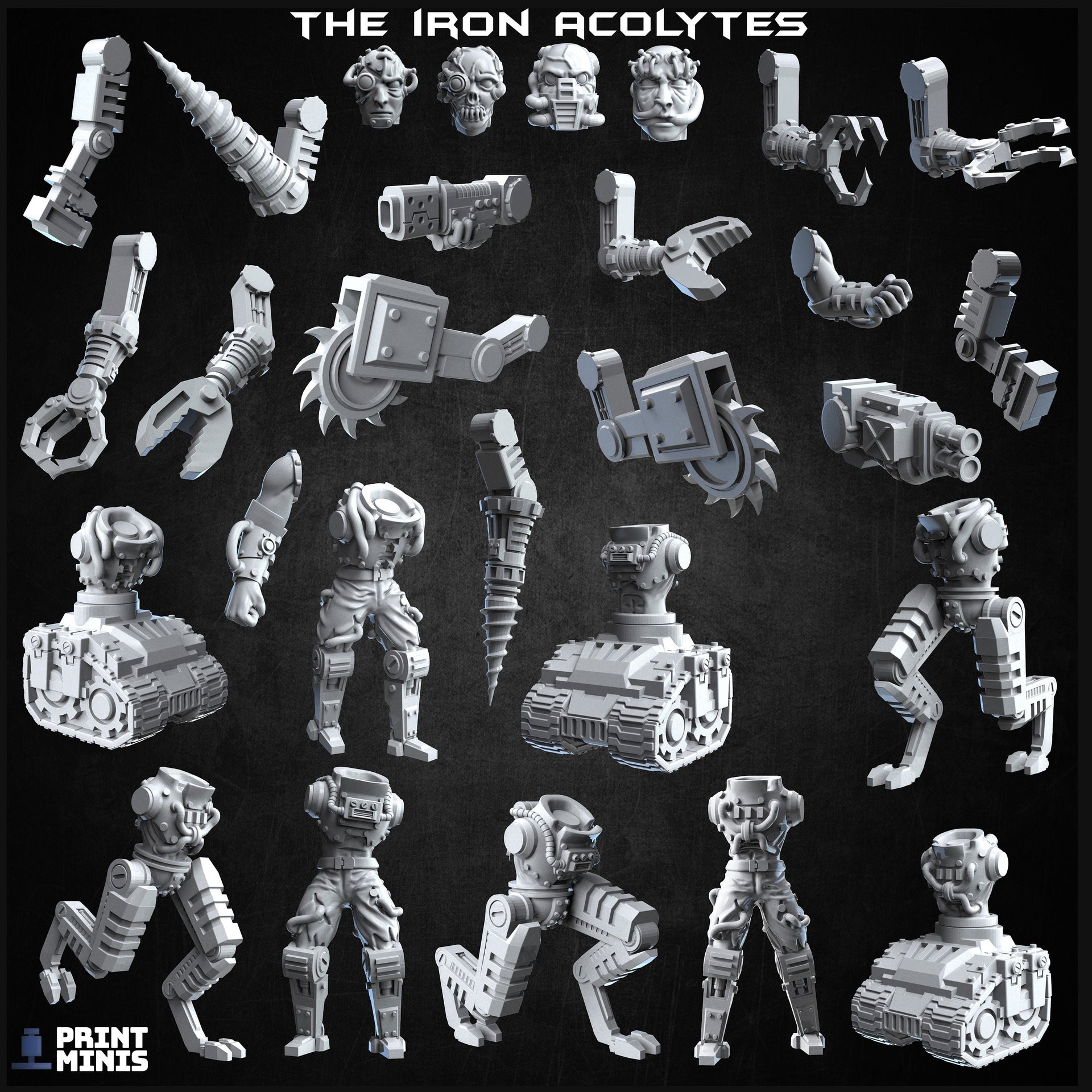 Modular Iron Acolytes - Print Minis 