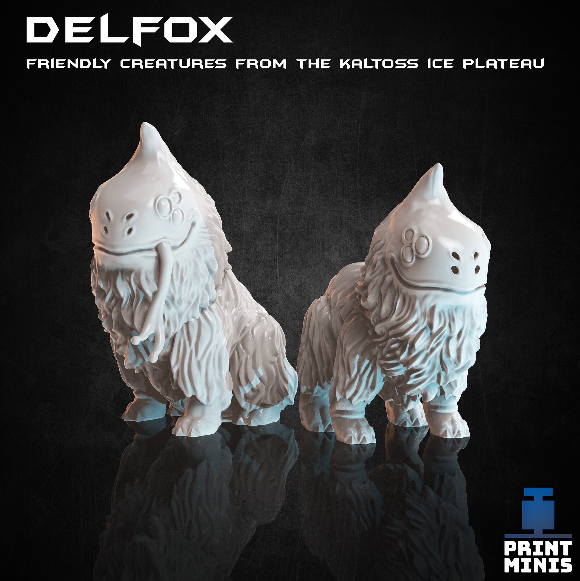 Delfox Snow Creature - Print Minis 