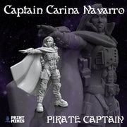 Space Pirate Captain, Carina Navaro - Print Minis 