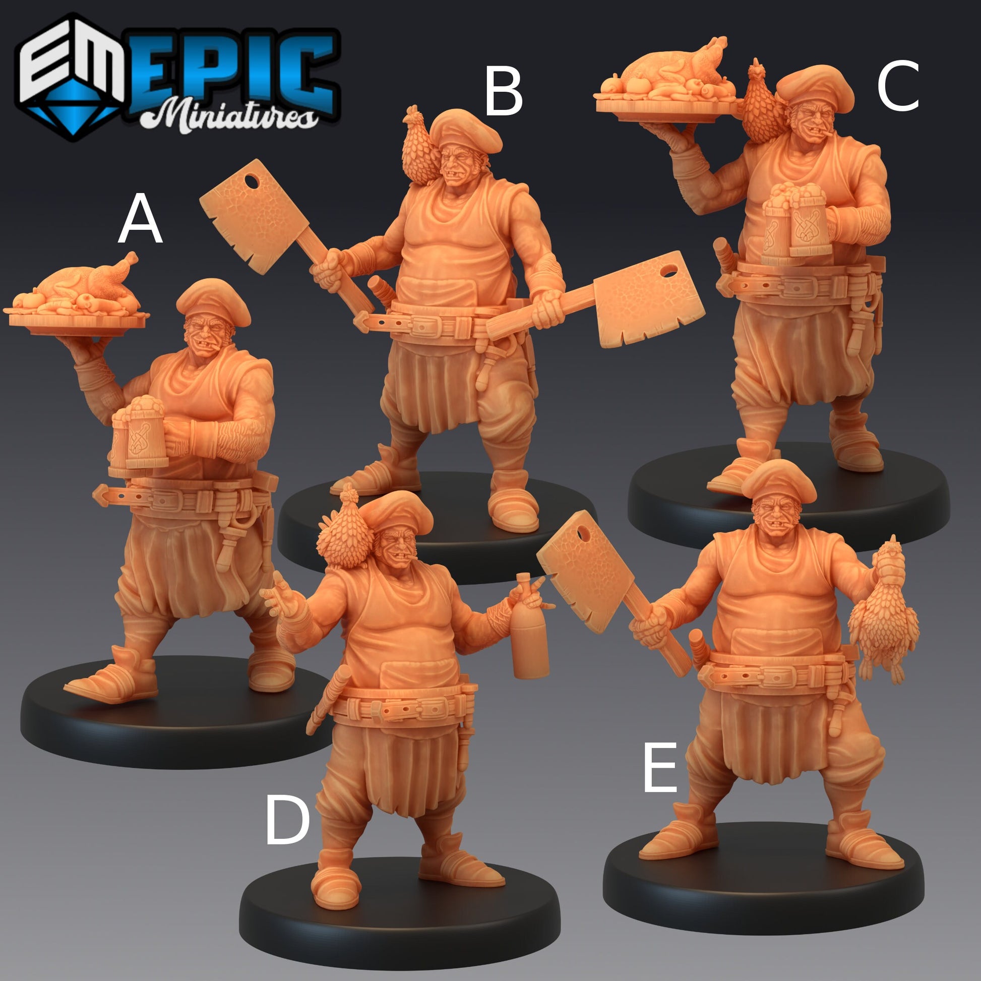 Drunk Cook - Epic Miniatures 