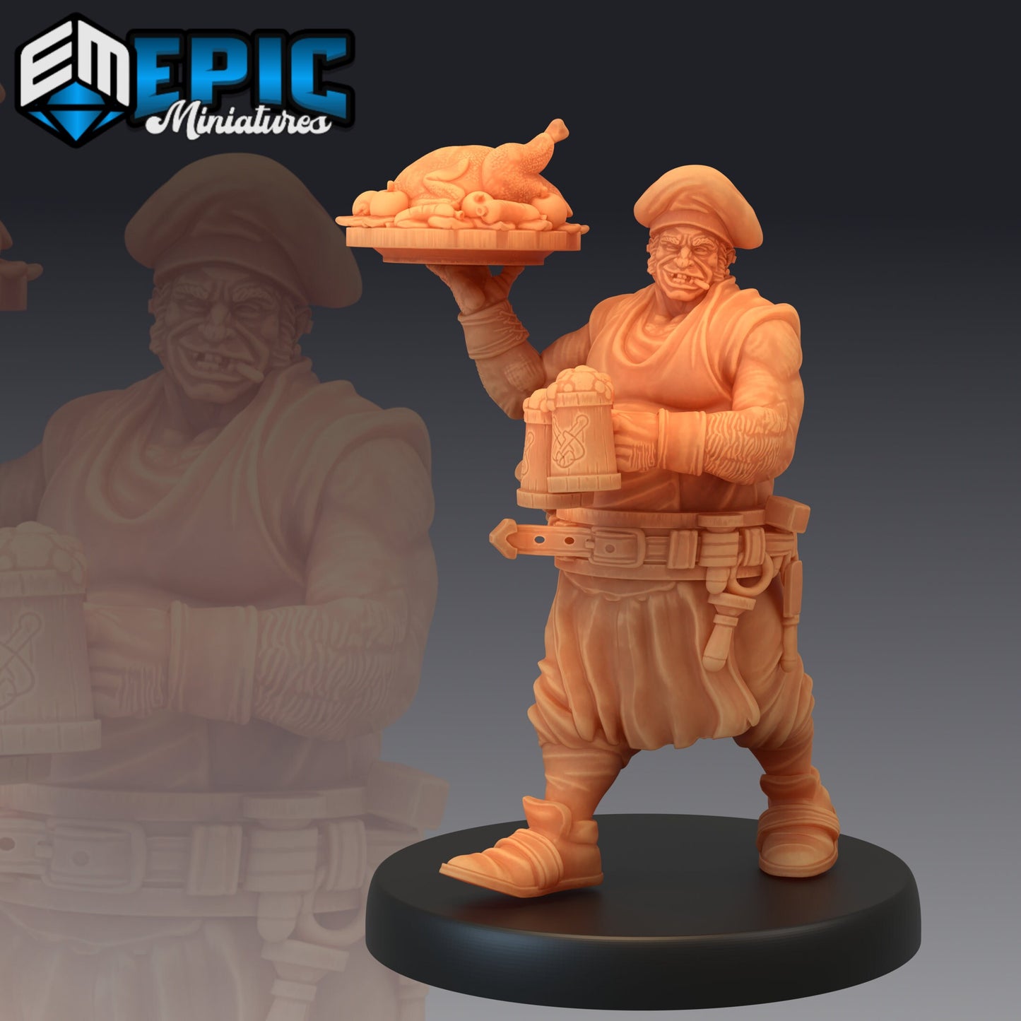 Drunk Cook - Epic Miniatures 