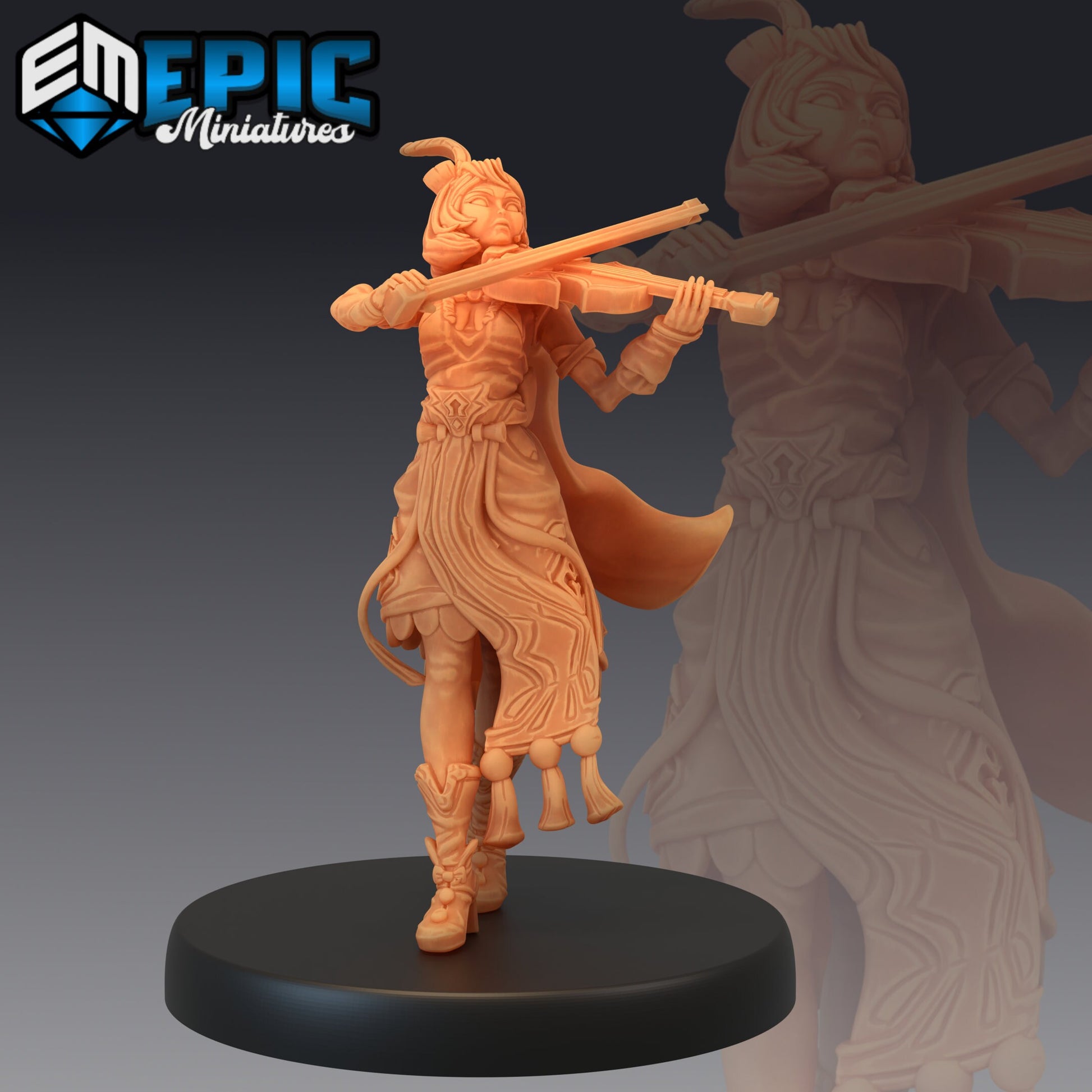 Fiona the Bard - Epic Miniatures 