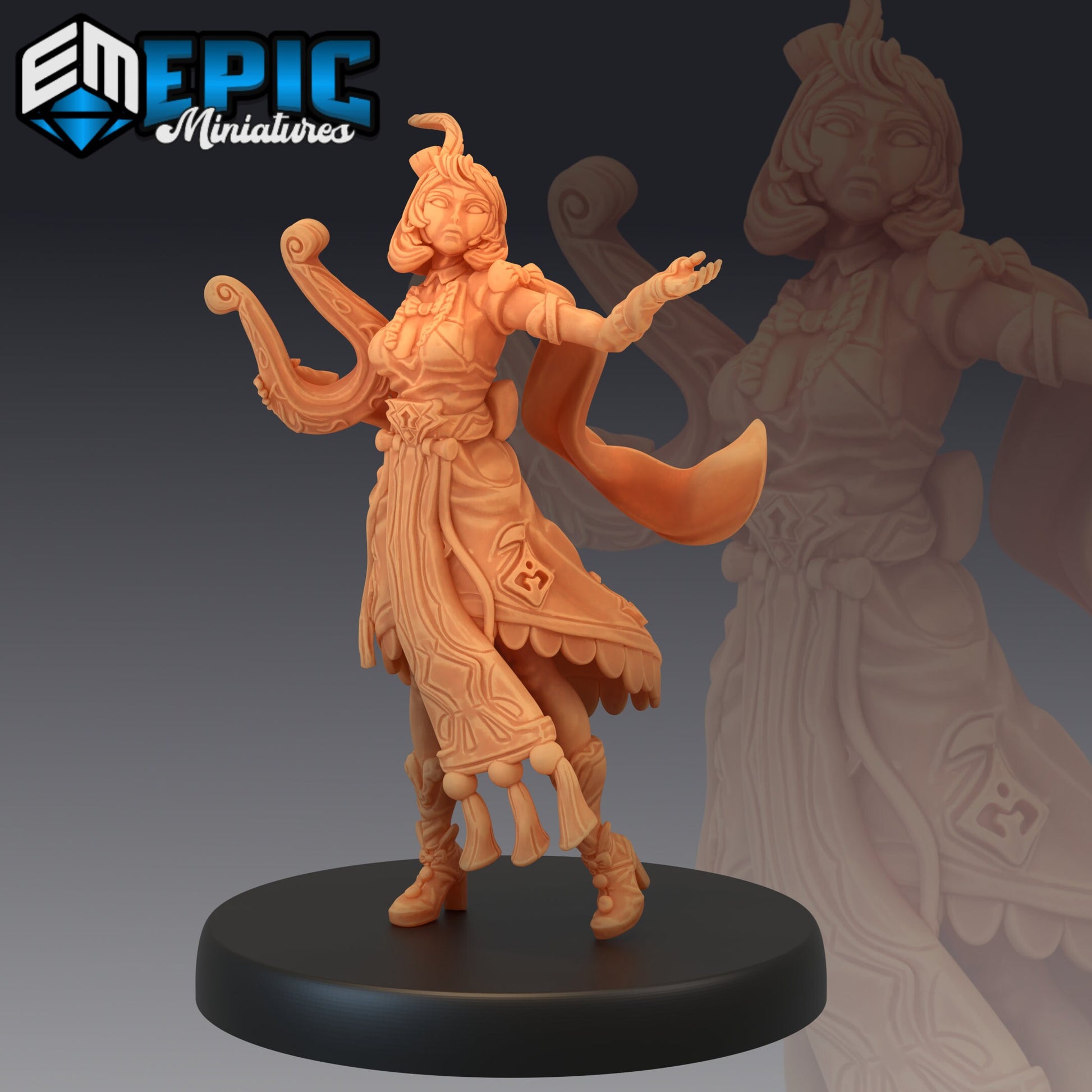 Fiona the Bard - Epic Miniatures 