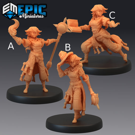 Half Gnome Mage - Epic Miniatures 