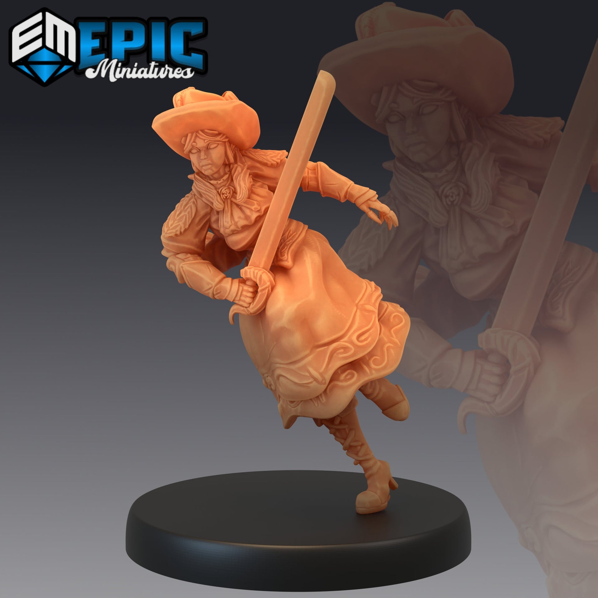 Lady Roseheart - Epic Miniatures 
