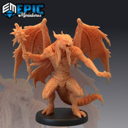 Draconic Demon Red - Epic Miniatures 