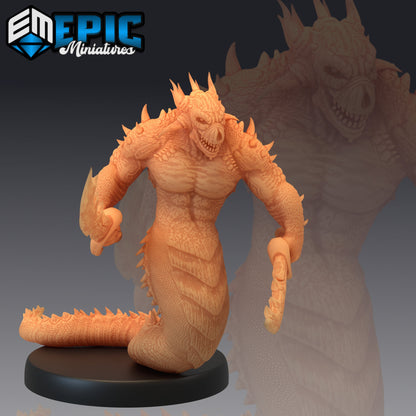 Fire Salamander - Epic Miniatures 