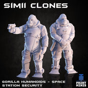 Gorilla Humanoid Clonem Simii - Print Minis 