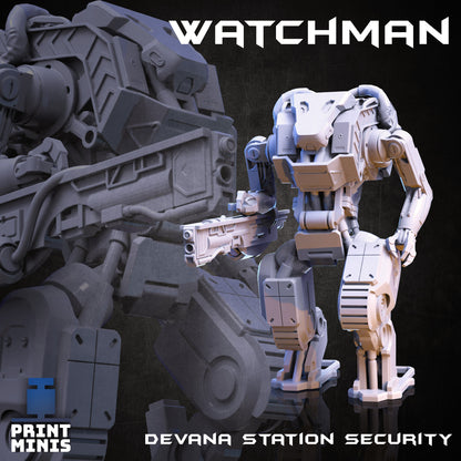 Watchman Robot - Print Minis 