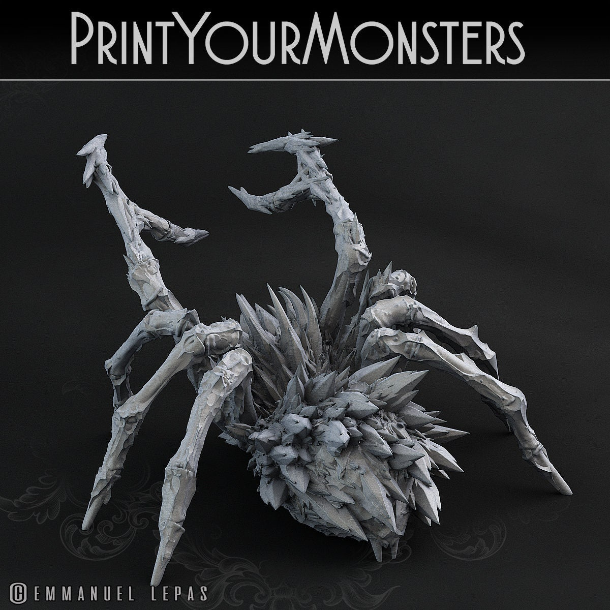 Rimethorn Spider - Print Your Monsters 
