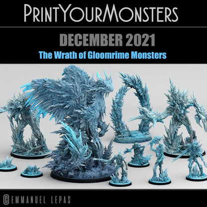 Hoarfrost Ice Dragon - Print Your Monsters 