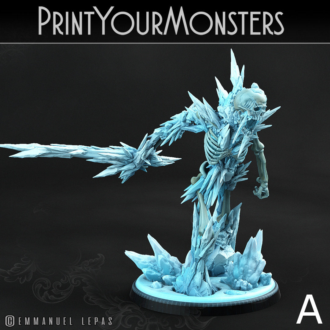 Hoarfrost Ice Skeletons - Print Your Monsters