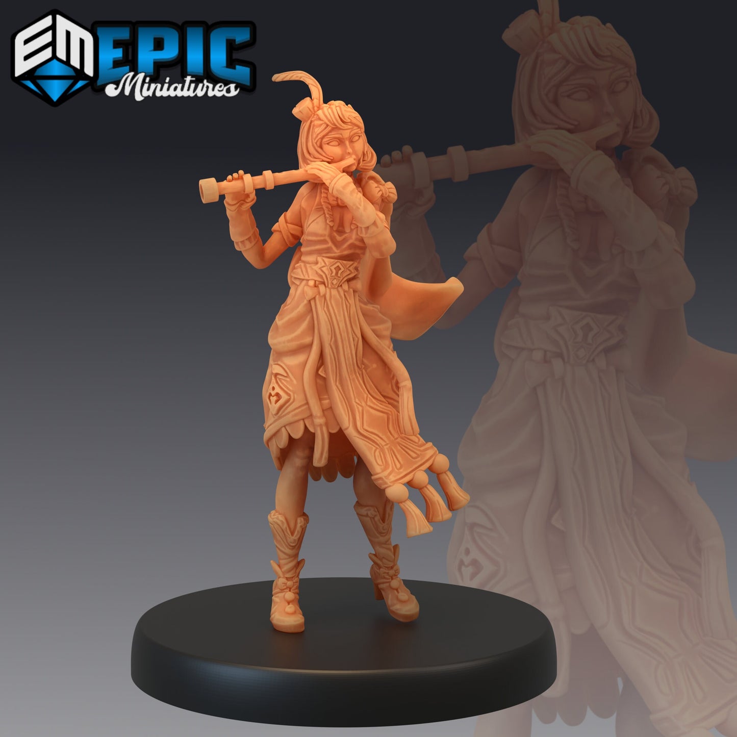 Fiona the Bard - Epic Miniatures 