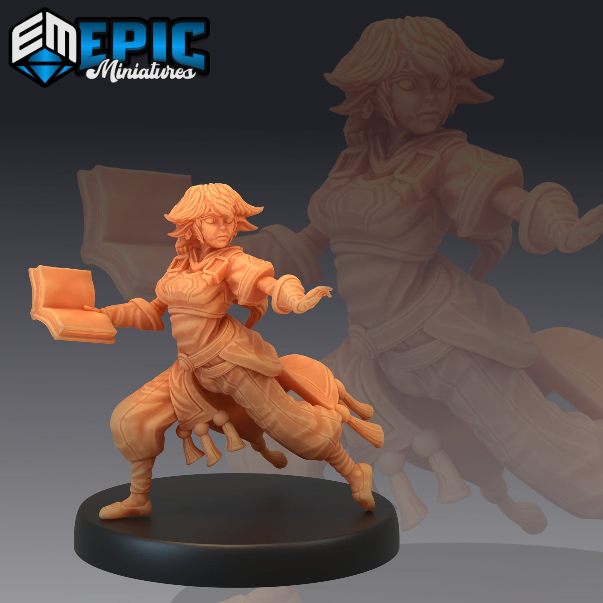 Half Gnome Mage - Epic Miniatures 