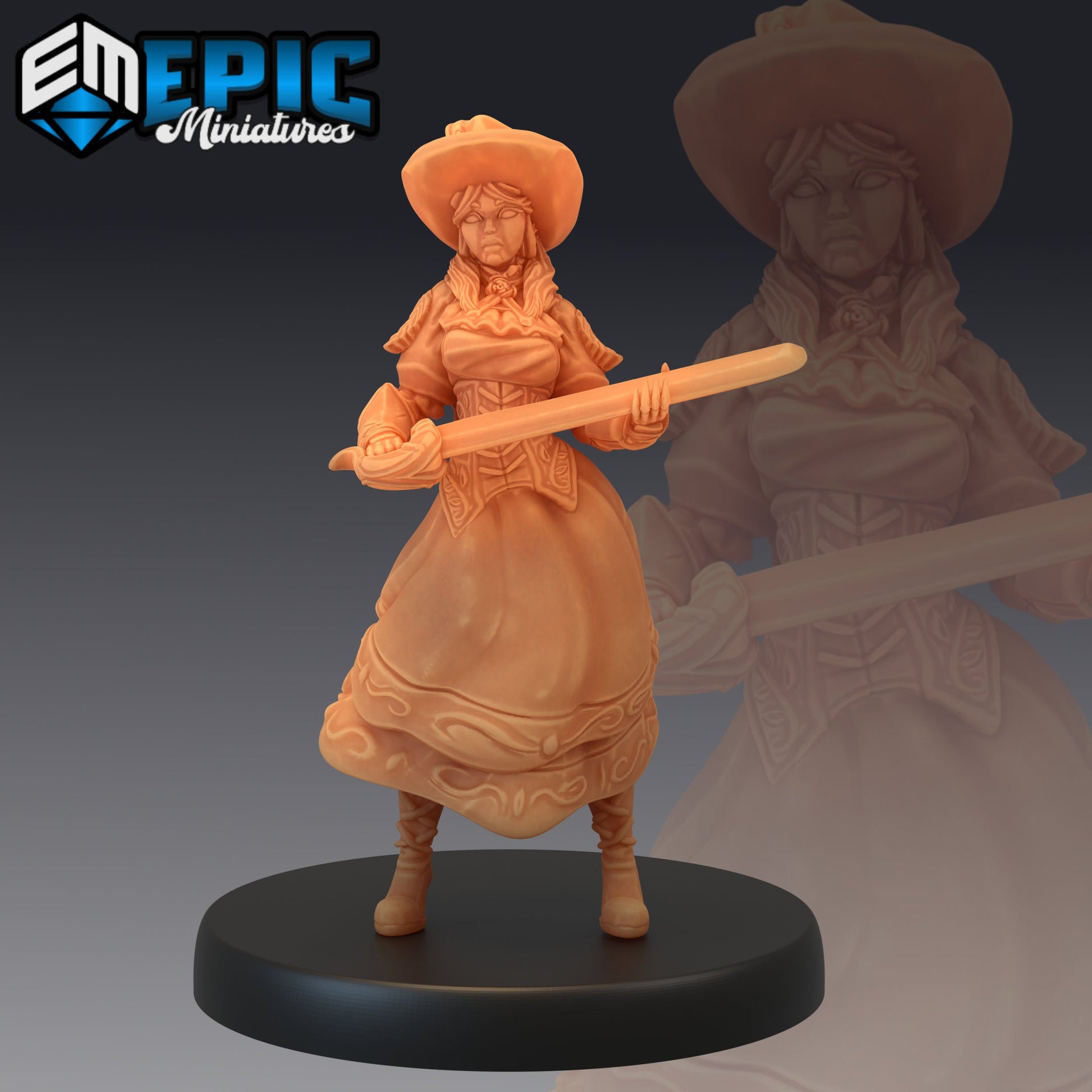 Lady Roseheart - Epic Miniatures 