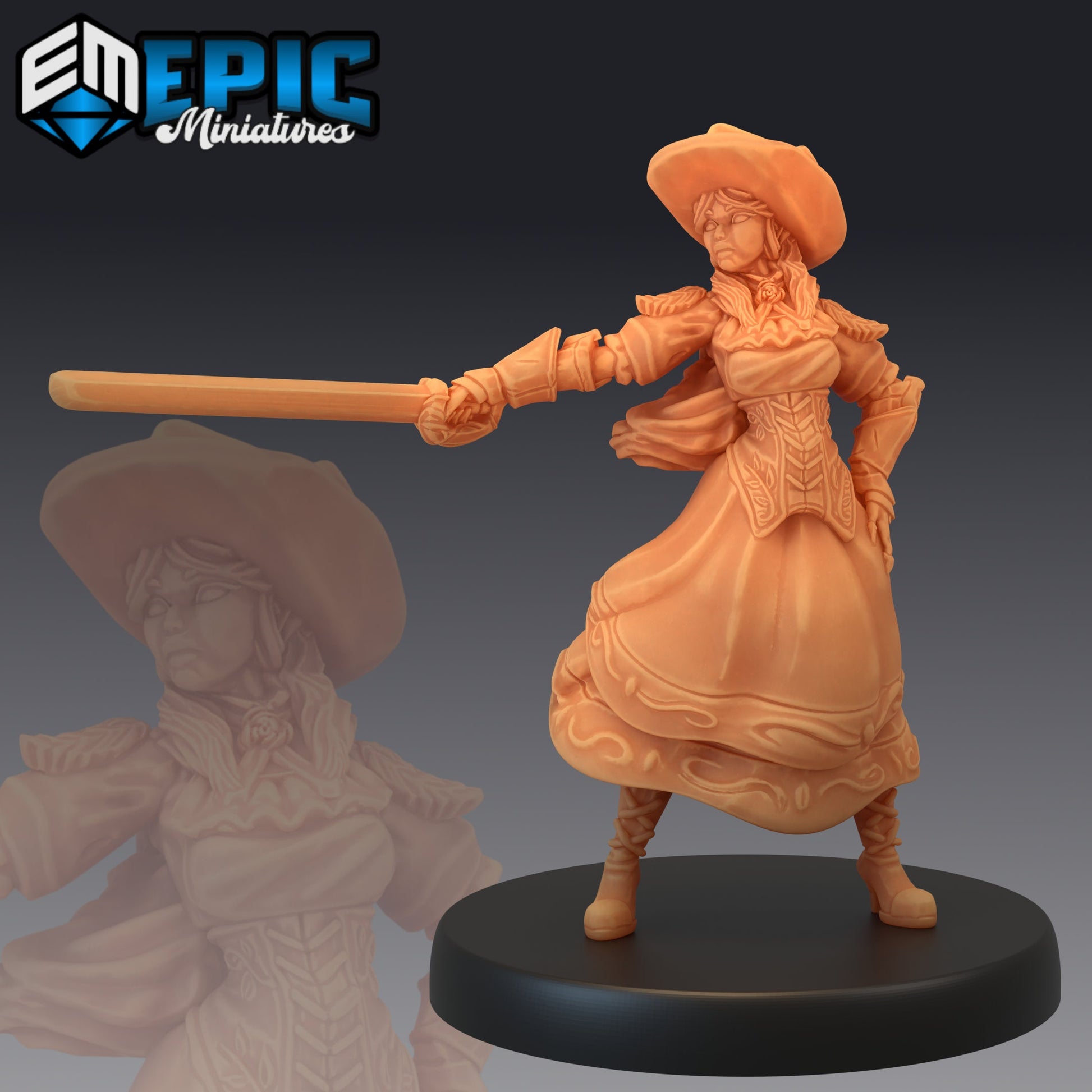 Lady Roseheart - Epic Miniatures 