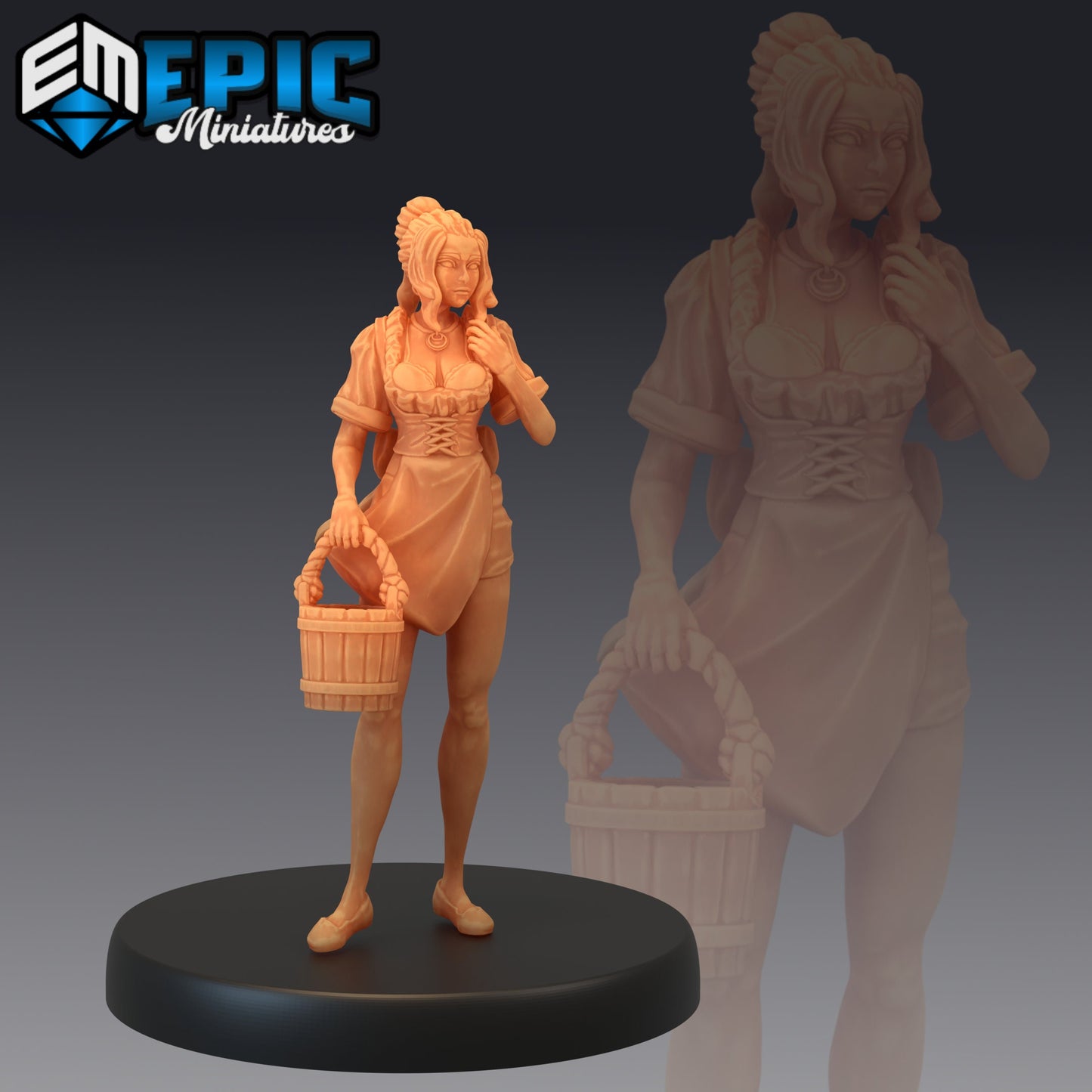 Tavern Waitress - Epic Miniatures 