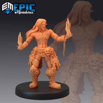 Fire Genasi - Epic Miniatures 
