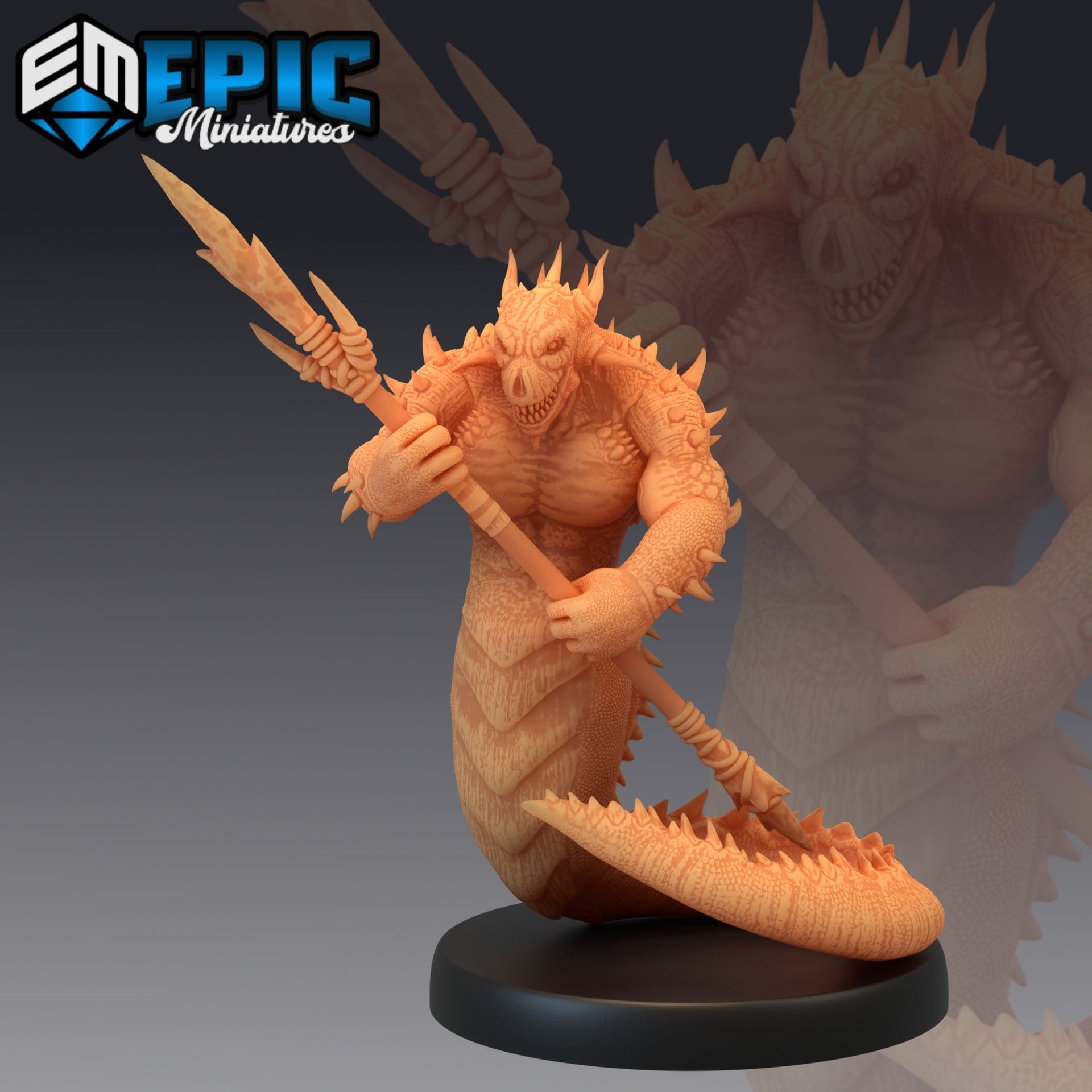 Fire Salamander - Epic Miniatures 