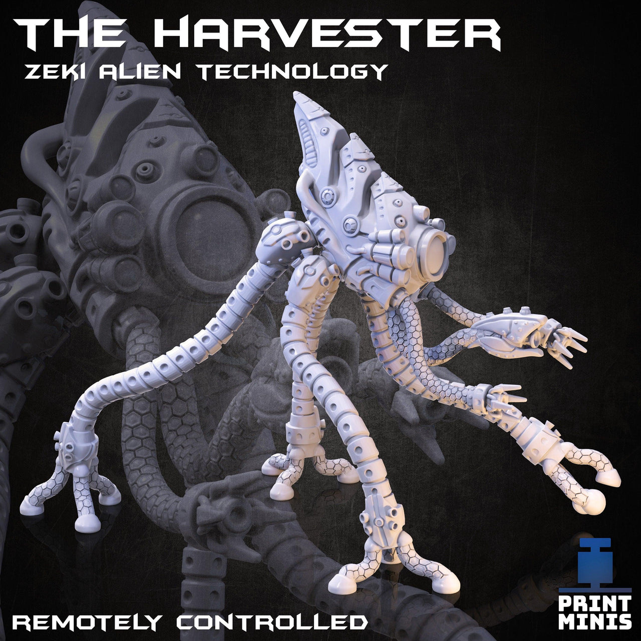 Alien Harvester Robot - Print Minis 