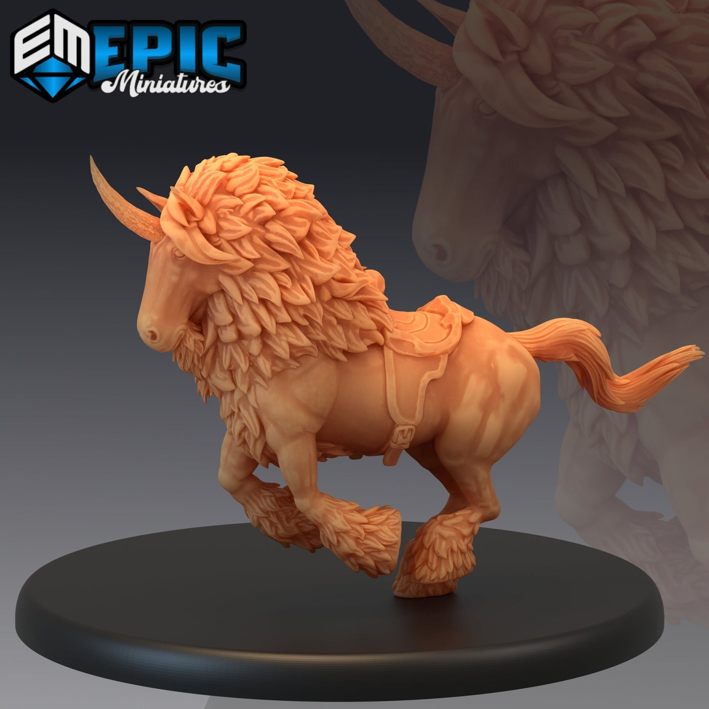 Manned Unicorn - Epic Miniatures 