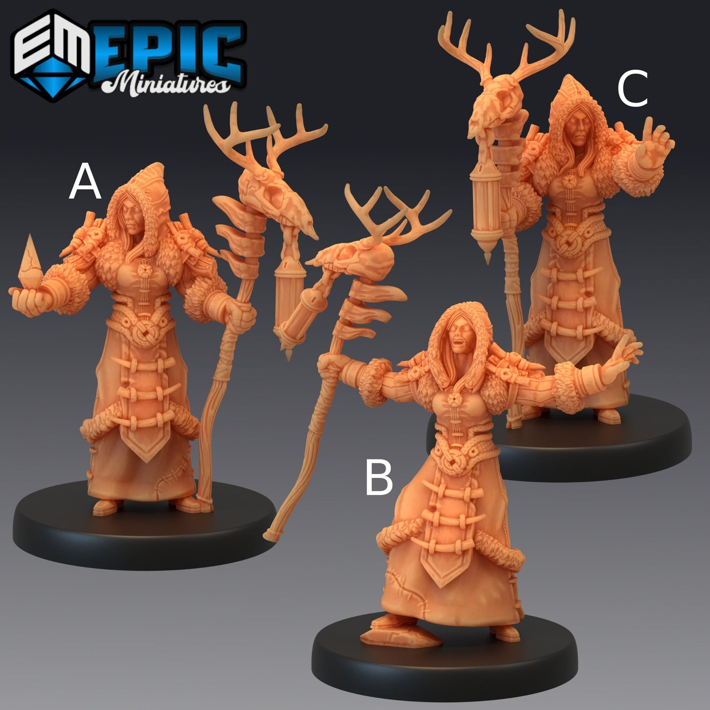 Winter Shaman - Epic Miniatures 